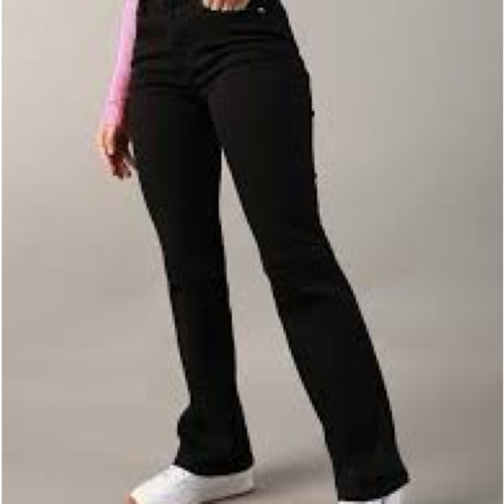 American Eagle Outfitters Black Flare Pants